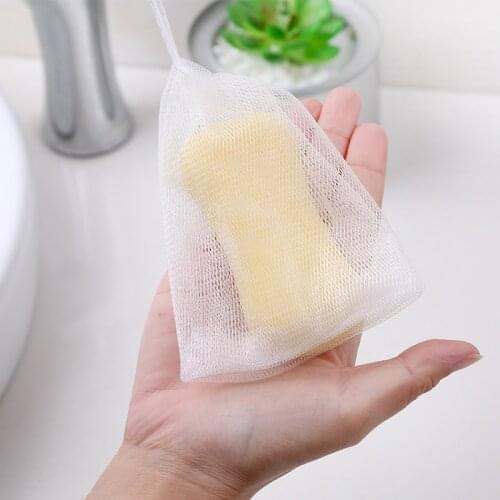 10pcs Soap net bag handmade collection portable foam cleansing face and soap And Soaping Bathroom