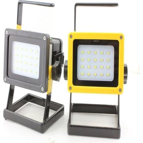 20*SMD LED Spotlight Flood Light Searchlight 18650 Rechargeable Battery Camping Outdoor Sport Fishing Flashlight and Charger