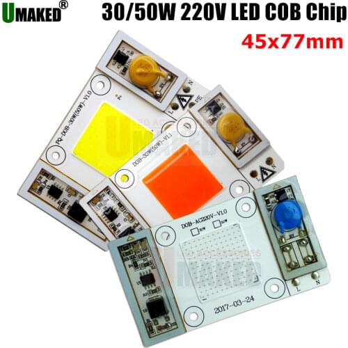 COB LED Chip Phyto Lamp 30W 50W LED Diode Grow Lights fitolampy For Seedlings Indoor DIY Hydroponics 110V 220V