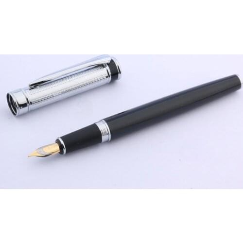 BAOER METAL new color silver Wavy stripes popular M nib classic GIFT fountain pen