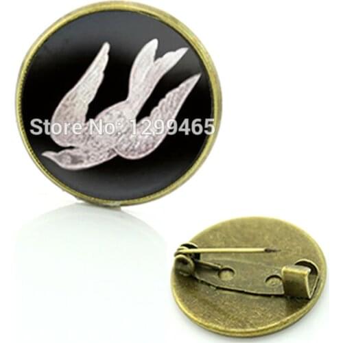 Bioshock infinite bird cage brooch cage is somber elizabeth medal jewelry Dress Accessories vintage Owl animal badge pins C444