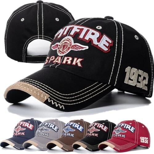 New 1 PCS Unisex Cap Letter Embroidery Quality Cotton Plain Baseball Hat Casual Adjustable Hats For Women Men