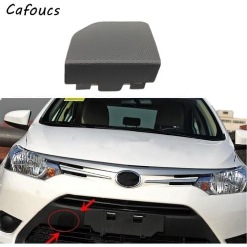 Front Bumper Tow Hook Cover Towing Hook Cap Trailer Cover for Toyota VIOS 2014 2015 2016