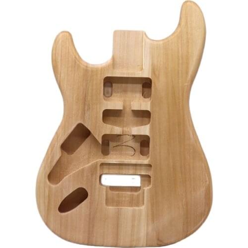 Left hand ST guitar body unfinished poplar wood guitar barrel DIY electric guitar parts electric guitar accessories