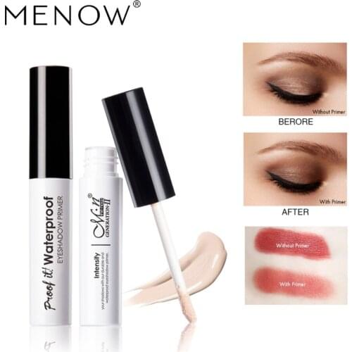 MENOW 1Pc Eyeshadow Primer Eyes Make up Base Waterproof Eye shadow Base Cream Cosmetics Primer maquiagem 2018 New Makeup Primer