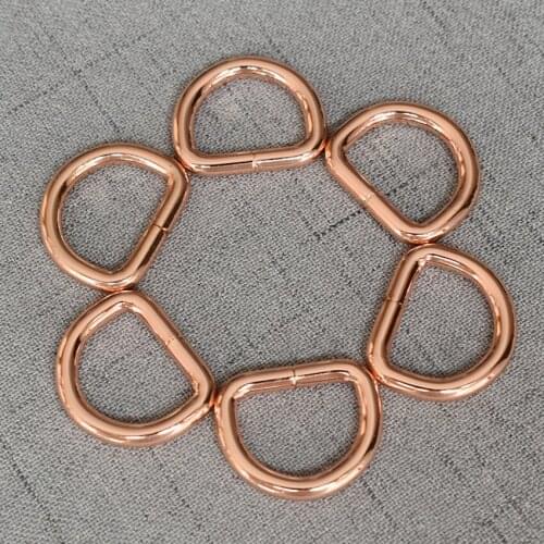 100 Pcs/Lot 20mm Metal Adjustable D Ring Belt Buckle For Backpacks shoes Bag Cat Leash Dog Collar Buckles DIY Accessories