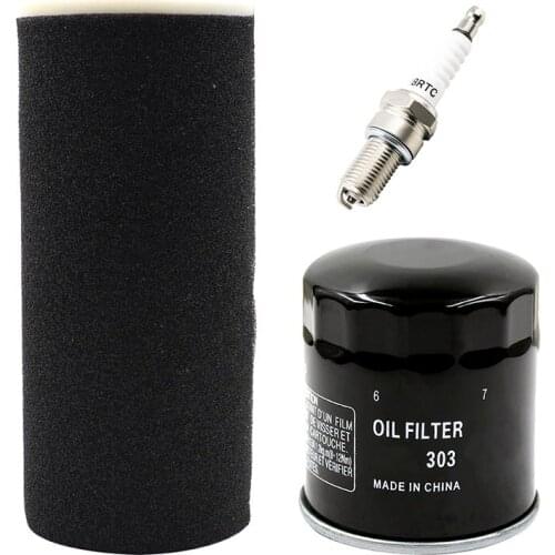 Motorcycle Air Filter & Oil Filter & Spark Plug kit Accessories for Yamaha Grizzly 660 YFM660FH YFM660FHW YFM660FA YFM660FASE