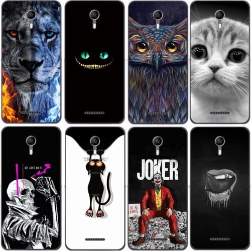 For BQ 5522 NEXT Case Rose Wolf Cute Patterned Cover Soft Silicon Phone Case for bq 5522 next Top Quality