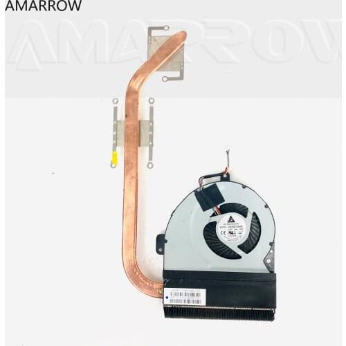 Original For asus laptop heatsink cooling fan cpu cooler X54H K54HR CPU heatsink Fan+brass radiator 13GN7B1AM010
