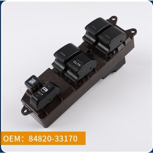 Suitable for Toyota Vios 02-13/Camry 01-06/Overbearing 4000 (02-10) year model left front lifter switch 84820-33170
