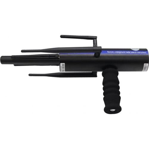 Black AKS 25M Depth Handheld 6 Antennas Long Range Gold Metal Detector Gems Diamond Finder