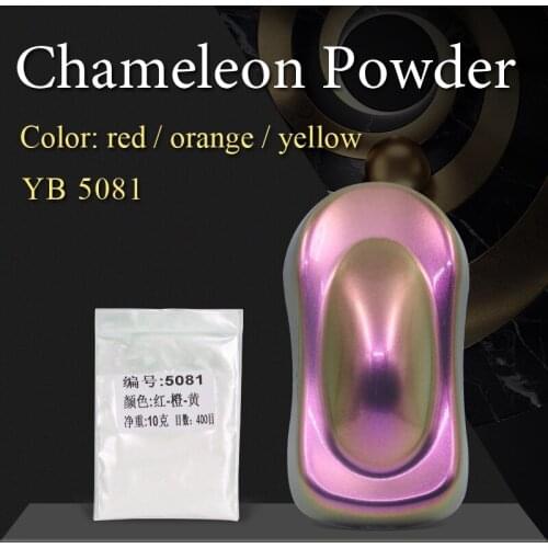 YB81 Chameleon Powder Acrylic Paint Variable Color Dyes Auto Crafts DIY Nail Decoration Painting Supplies 10g/bag
