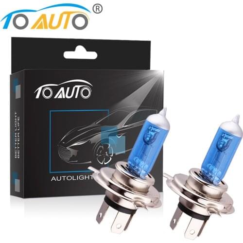 Super Bright Halogen Bulbs H1 H3 H4 H7 H11 9005 HB3 9006 HB4 55W 100W 12V 5000K Car Headlight Fog Lights Driving Lamp White