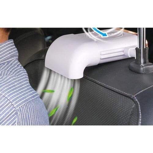 USB Cooling Fan Desktop Cooler Car Headrest Back Seat Silent Fan