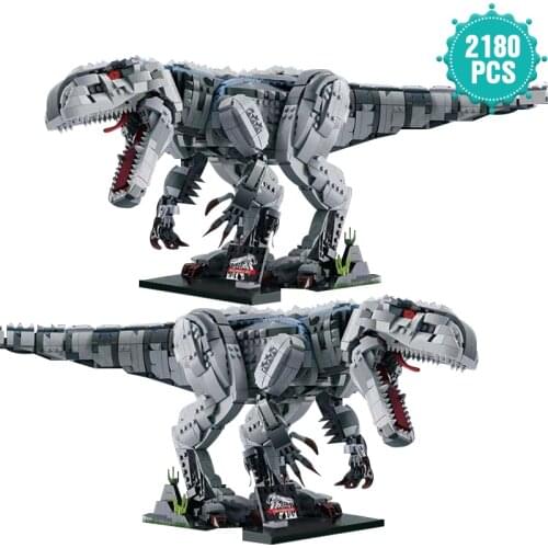 High-Tech Creator Animal Series Building BLOCKS Jurassic Dinosaur Animal World Tyrannosaurus Assembly Brick Toys For Children