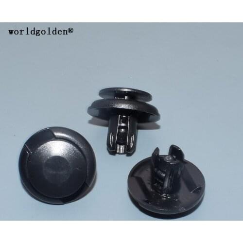 Worldgolden 10pcs auto fasteners Push-Type Retainer for Honda#91512-SX0-003(91512SX0003),Mitsuishi#MU000319,MR220501