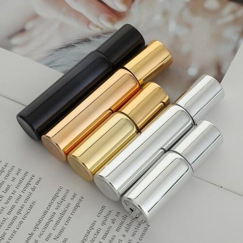 1Pc 5ml 10ml Glass Essential Oil Roller Bottles with Glass Roller Balls Aromatherapy Perfumes Lip Balms Roll On Bottles