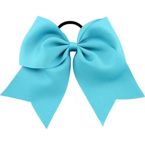 1Pc Fashion Women Hairpins Solid Color Elastic Big Bowknot Ring Rope Ponytail Holder Hair Clips Accessories Headwear For Girls