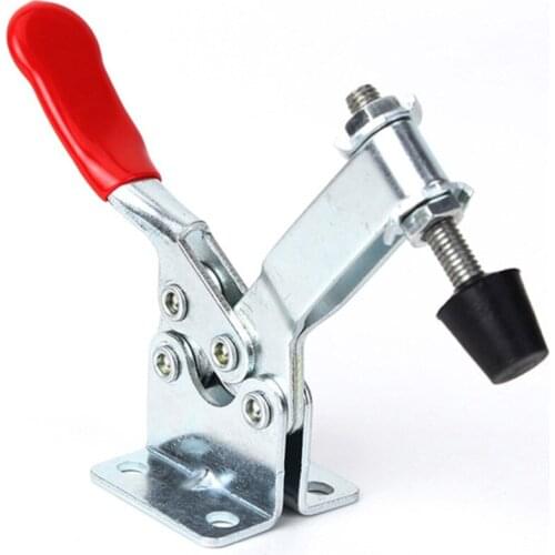 New 1pc 27kg Anti-Slip U Shape Toggle Clamp Holding Capacity Push Pull Toggle Clamp Vertical Horizontal Type for Hand Tool