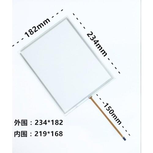 10.4 inch touch screen 4 wire resistive industrial industrial business equipment LCD touch screen 234*182 screen