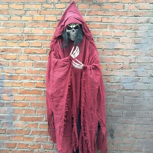 165cm Halloween Hanging Ghost Haunted House Escape Horror Halloween Decorations Terror Scary Props Theme Party Drop Ornament