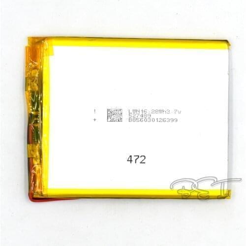 3.7V 527489 With Protective Plate 4400mAh Rechargeable Polymer Lithium Battery For PSP Navigation Ebook Core Li-ion Cell