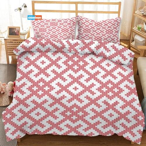 3 Pcs Luxury Duvet Cover Set Fashion Russian Decoration Bedding Sets Comforter Duvet Cover Pillowcase Home Textiles