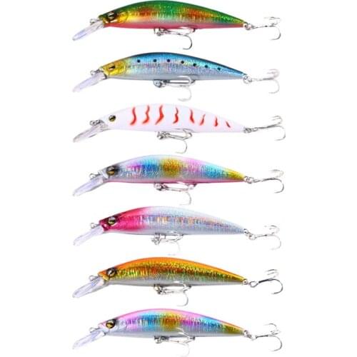 7Pcs Hard VIB Spinner Lures, Fishing Lures For Saltwater And Freshwater 25.4G 10.5Cm Trout Bass Salmon Fishing Lure