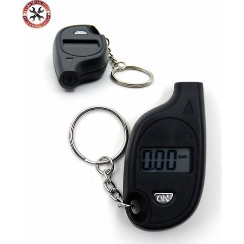 Hot Mini Keychain Portable Digital LCD 2-150 PSI Tire Tyre Wheel Air Pressure Gauge Tester Procession Tool Tire pressure