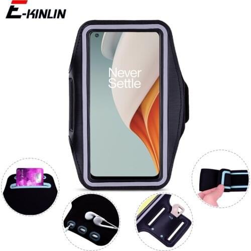 Workout Arm Band Cover Case For Oneplus Nord 2 N100 N200 N10 CE 5G Sport Running Gym Phone holder Bag Pouch