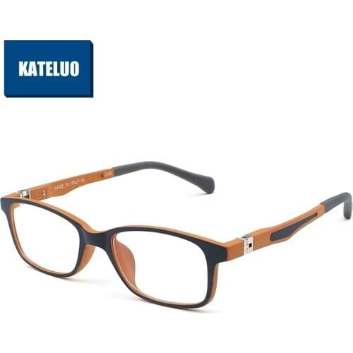 KATELUO 2020 TR90 Childrens Computer Goggles Anti Blue Light laser Fatigue Radiation-resistant Kids Eyeglasses Frame F1021