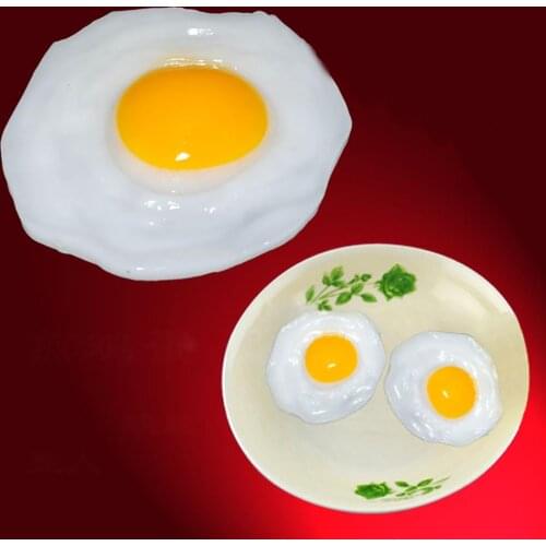 Fried Egg Food Simulation Children Play Toy Anti Stress Anxiety Relief Car Decor
