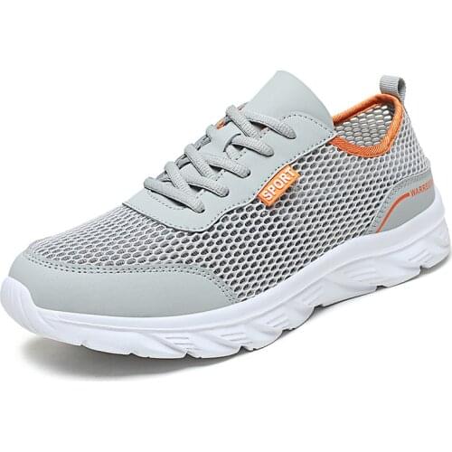 Men Casual Shoes Sneakers Summer Flying Fabric Lac-up Lightweight Comfortable Breathable Walking Plus Size Mens Sneakers