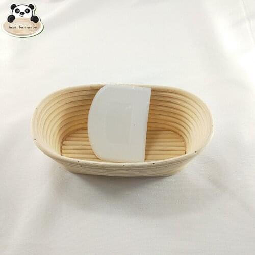Best banneton Baguette French Bread 8.3 inch oval bread proofing basket Professional Baking Enthusiast Package Baskets