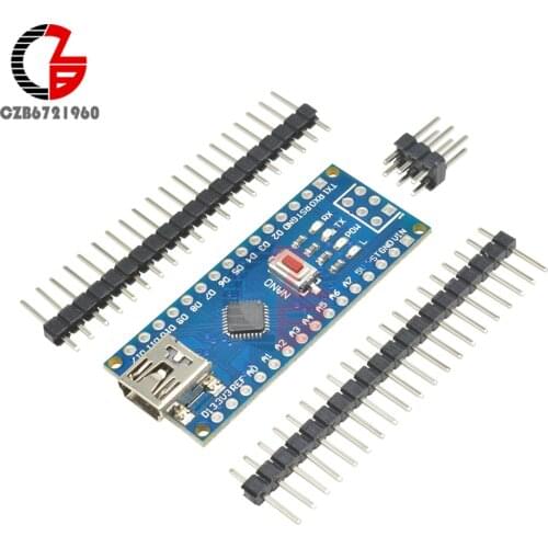 Mini USB CH340 CH340G Nano V3.0 ATmega328 16M 5V Micro Controller Board ATmega328P Driver Module DIY Kit for Arduino
