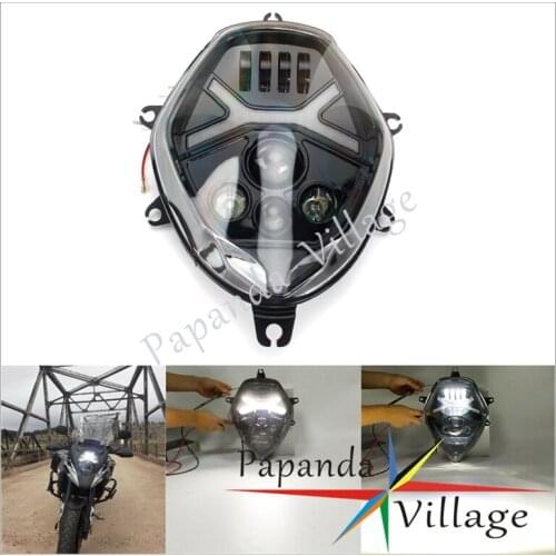 Motorcycle 12V LED Headlight Headlamp DRL Low/High Beam Front Light for SUZUKI V-Strom DL 1000 DL 650 2014-2019 Running Light