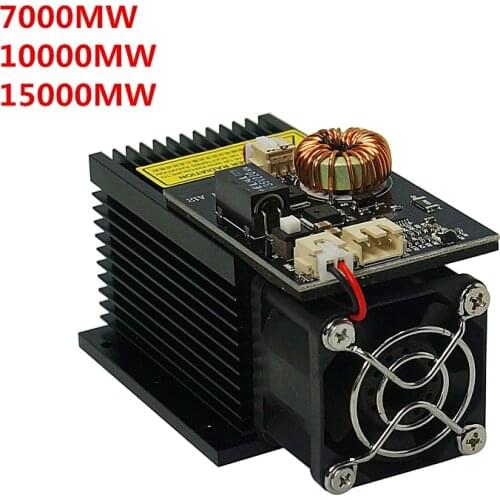 15000MW desktop diode Laser Module 450NM Focusing Blue Laser Head Laser Engraving Machine Tools Laser Tube