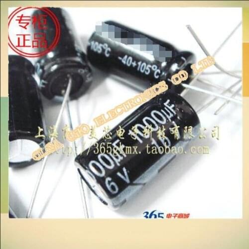 New motherboard aluminium electrolytic capacitors 1000 uf / 16 v 10 x16mm into 10 * 10 16 mm only 5