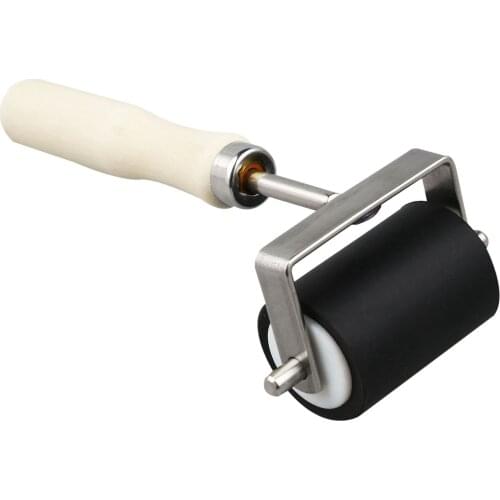New 5cm Heavy Duty Hard Rubber Roller Printing Inks Lino Brayer Art Craft Tool