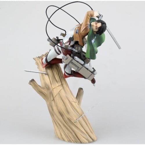 Attack on Titan Artfx J Levi Renewal Package Ver. PVC Action Figure Anime Figure Model Toys Collectible Doll Gift