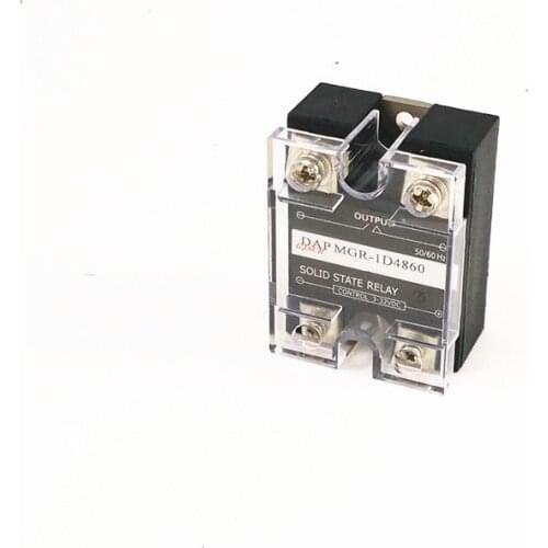Single Phase Solid State Relays 60A DC Control AC Zero Crossing Normally Open MGR-1D4860 Single Phase AC