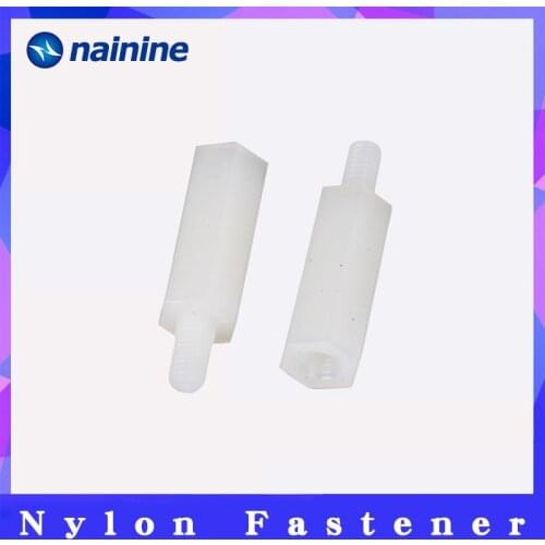 20Pcs M2 M2.5 M3 M4 Spacing Screw for PCB/Computer Motherboard Hexagonal Nylon Standoff Spacers NL06