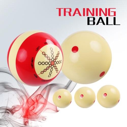 Standard Training Cue Ball Billiard Snoonker Black8 Carom Resin Material Impact Resistance Double-sided Design Ball Practice