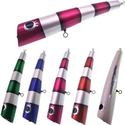 SWOLFY 4pcs 120g/22cm Wood Fish Lure Bionic Hard Bait Sea Fishing Pencil Bait Artificial Salt Fishing Lure Fishing