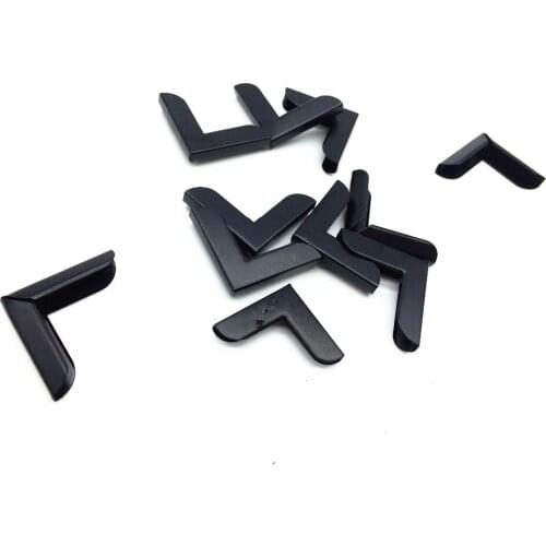 Hardcover Books Corners, 32mm Black Paint Color Inner 4mm, 100pcs/lot, DIY Book Angle Accessories
