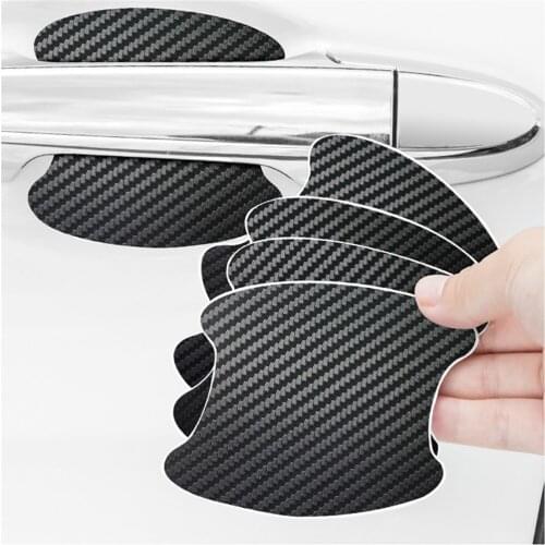 Universal Car Door Handle Stickers for Renault Megane 2 3 Duster Logan Clio Laguna 2 Captur