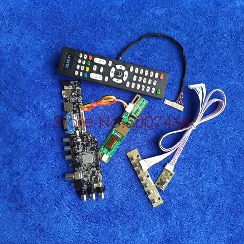 USB VGA AV 30 Pin LVDS DVB-T digital 1280*800 drive board kit for LP141WX1 (TL)(01)/(TL)(A1)/(TL)(B1)/(TL)(E1) matrix 1CCFL