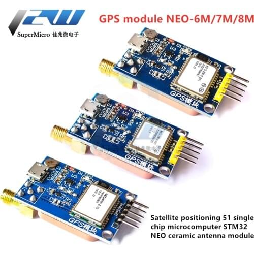 Micro USB NEO-6M NEO-7M NEO-8M GPS Module Satellite Positioning 51-chip for Arduino STM32 Routines