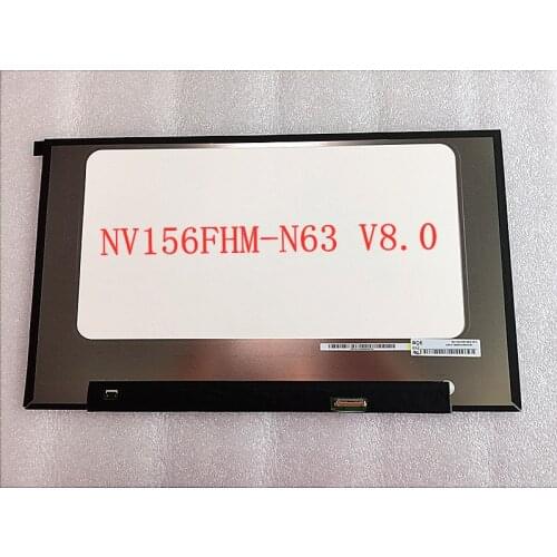 15.6" Laptop NV156FHM-N63 V8.0 LCD screen ISP display NV156FHM N63 matrix panel FHD 1920X1080 72% NTSC