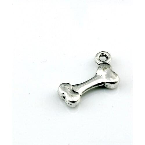 200pcs Alloy Dog Bone Charms Pendants For Jewelry Making Bracelet Necklace Findings 10.2x16.5mm A-635